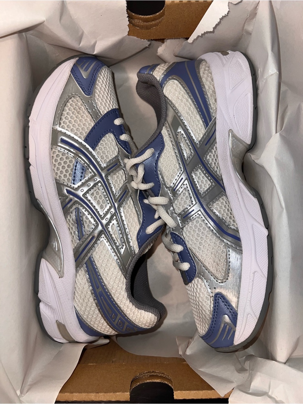 Womens ASICS GEL-1130 ‘Cream Blueberry’ Size 6.5 - Picture 14 of 16